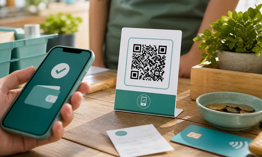 Scanlo PayPal QR code that sends customers to your PayPal.Me payment link
