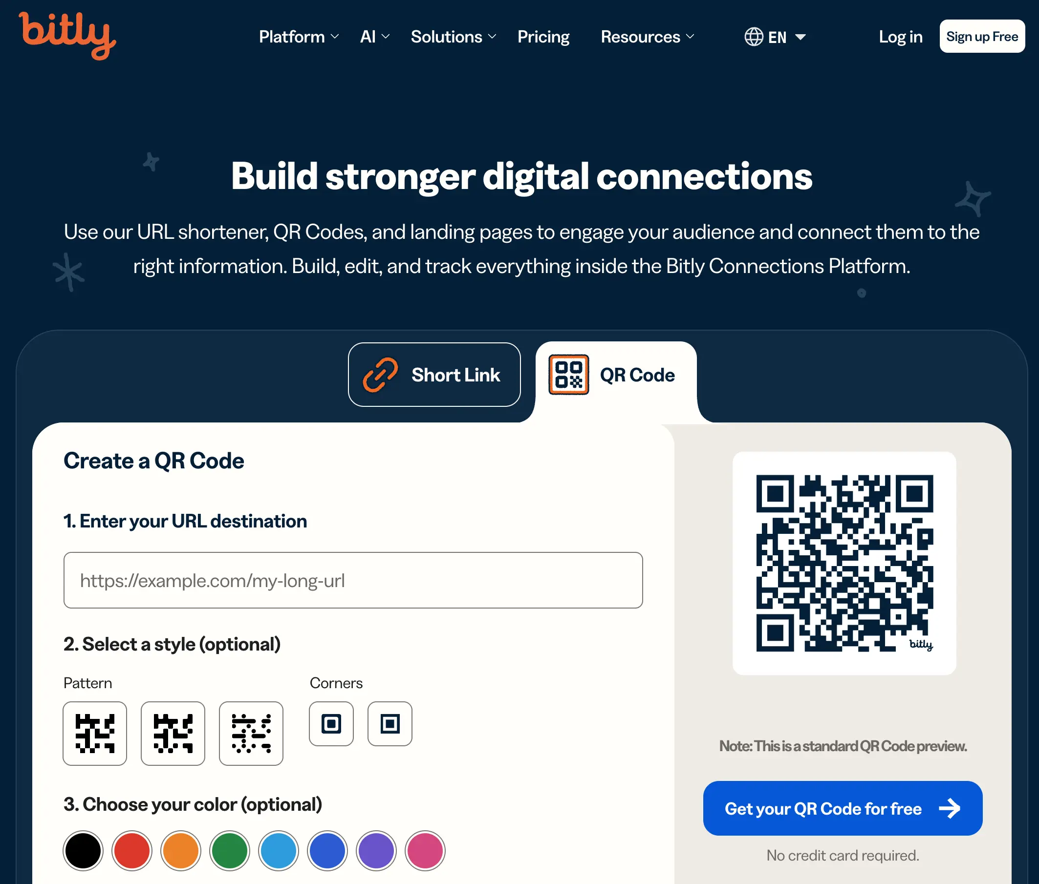 Bitly Main Website