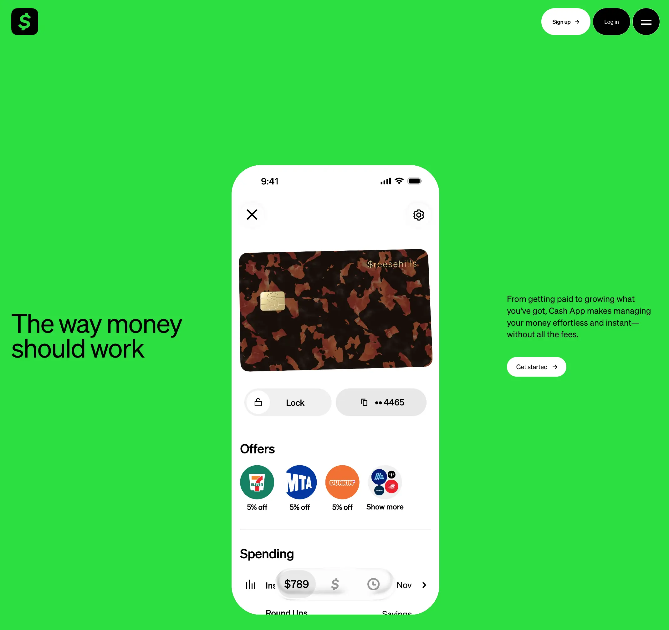 Cash App Main Website
