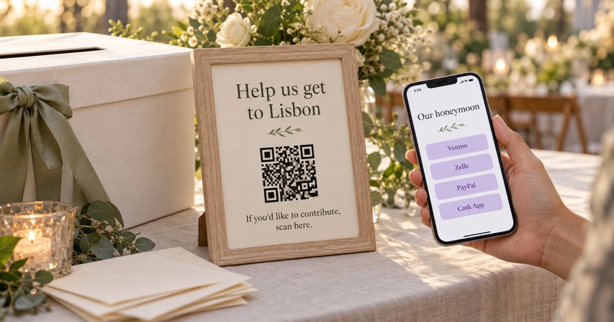 Honeymoon Fund QR Code: Where to Put It, and Where Not To