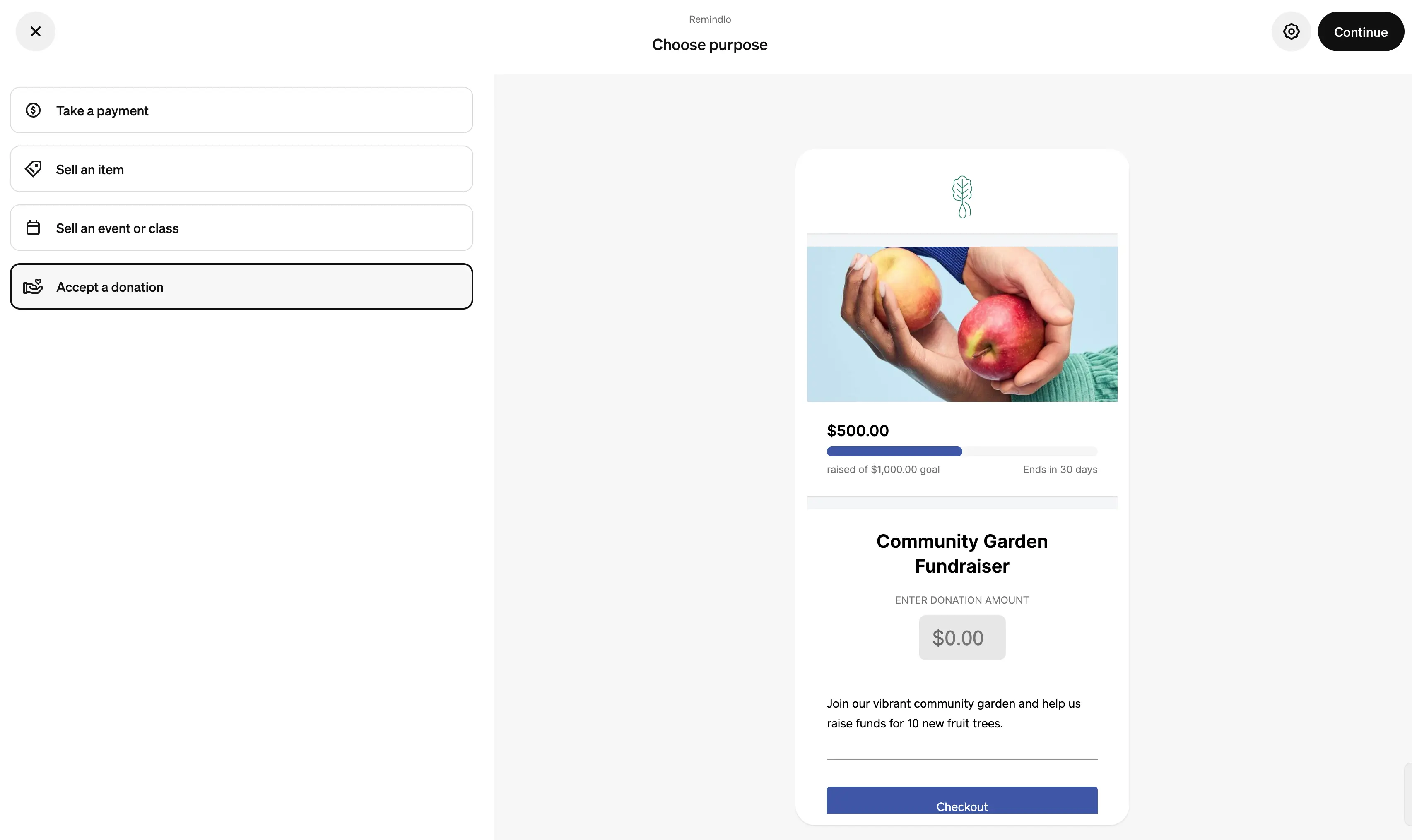 Square Payment Link Accept A Donation